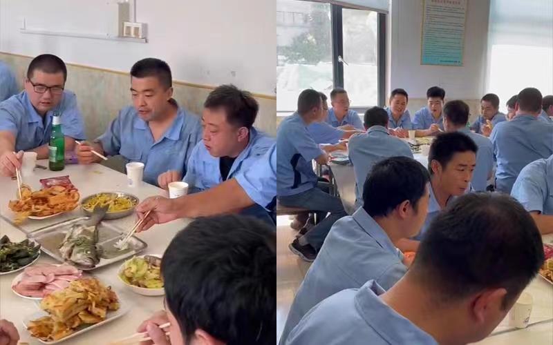 封閉生產(chǎn)，大家在公司度過難忘的中秋